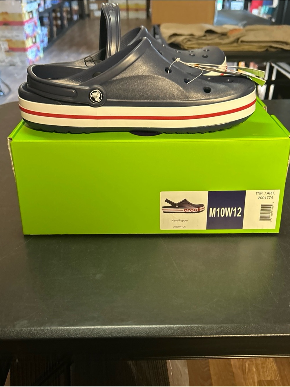 Crocs Classic Unisex Clogs - Navy/Pepper Size M10 W12